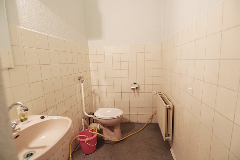 Gefliestes WC