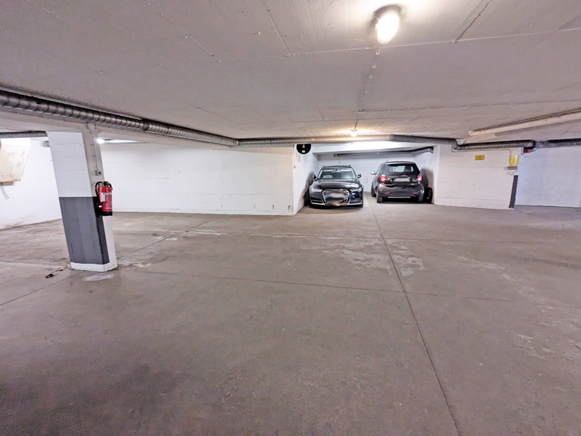Blick in die Tiefgarage