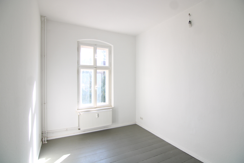 Blick in das Schlafzimmer