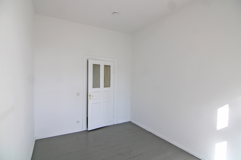 Blick in das Schlafzimmer