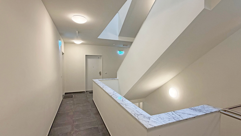 Angenehmes Treppenhaus