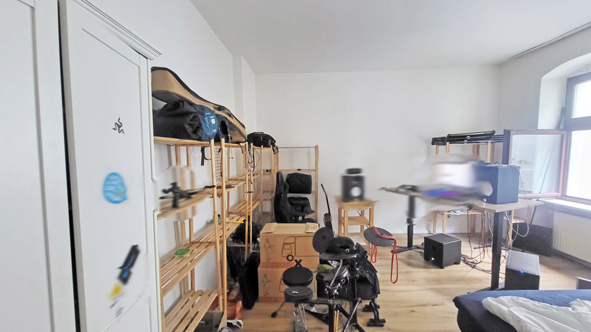 Blick in das Zimmer