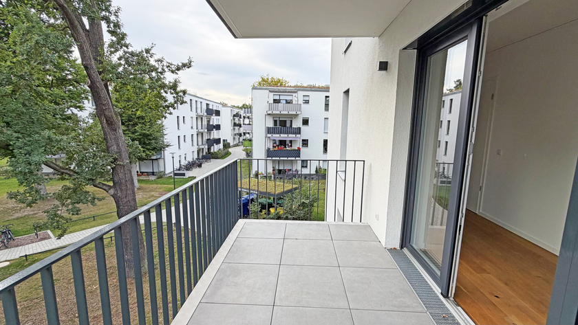Geräumiger Balkon